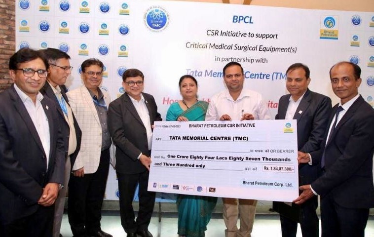 BPCL to fund INR 1.85 crore to Tata Memorial Centre to aid Cancer treatment and research in Punjab